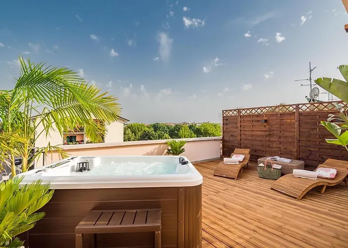 Rooftop Sealavie, Jacuzzi E Terrazza Privata * 维亚雷焦